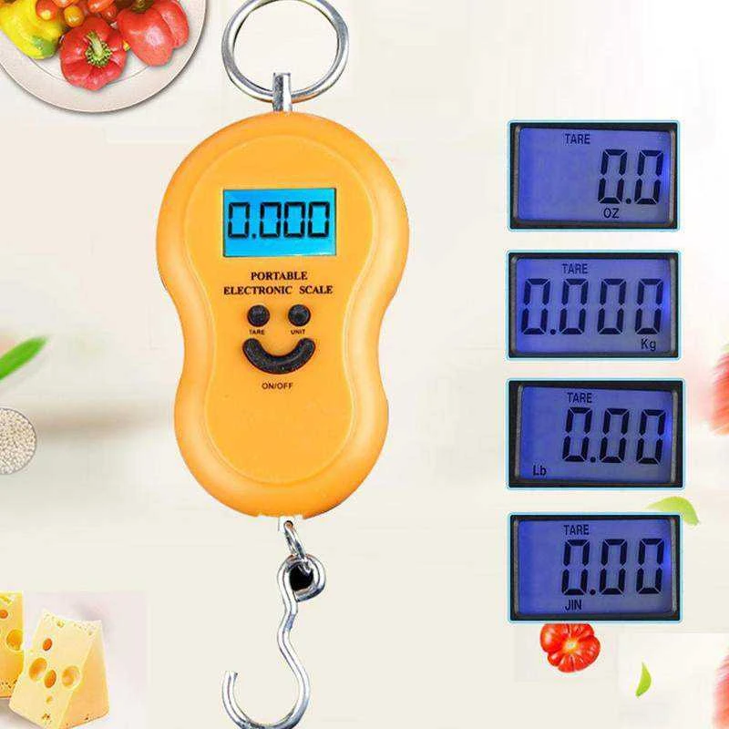 Virtuvinės svarstyklės Rankinės svarstyklės 50 kg / 10 g