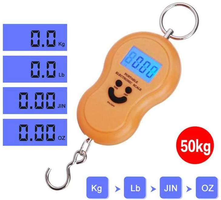 Virtuvinės svarstyklės Rankinės svarstyklės 50 kg / 10 g