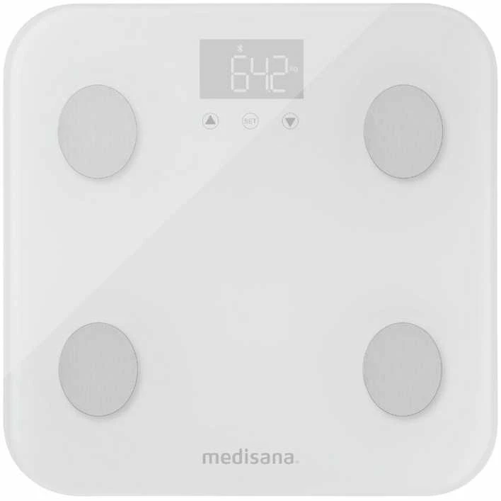 Medisana BS 600 Connect WiFi kūno analizės svarstyklės (baltas)