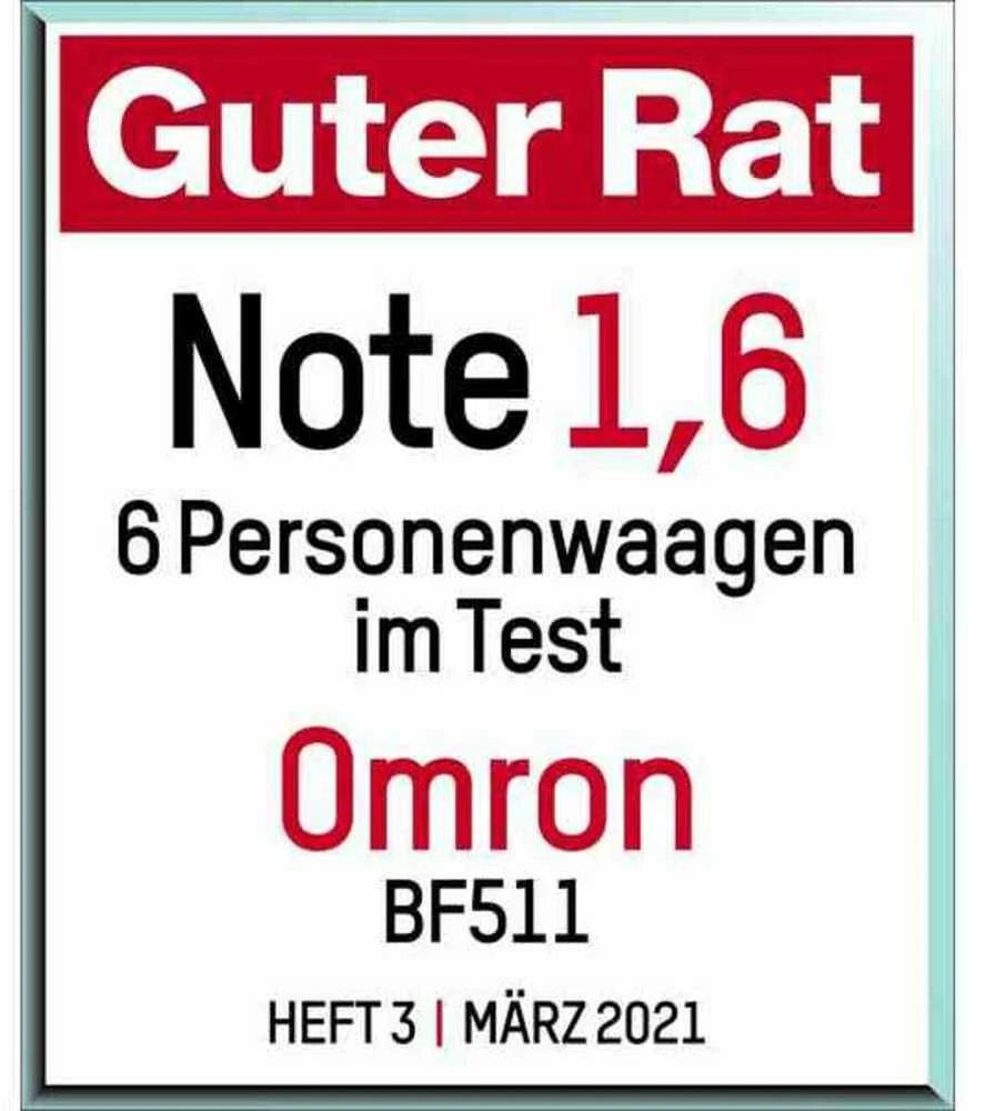 Svarstyklės Omron kūno sudėties matuoklis su svarstyklėmis BF-511