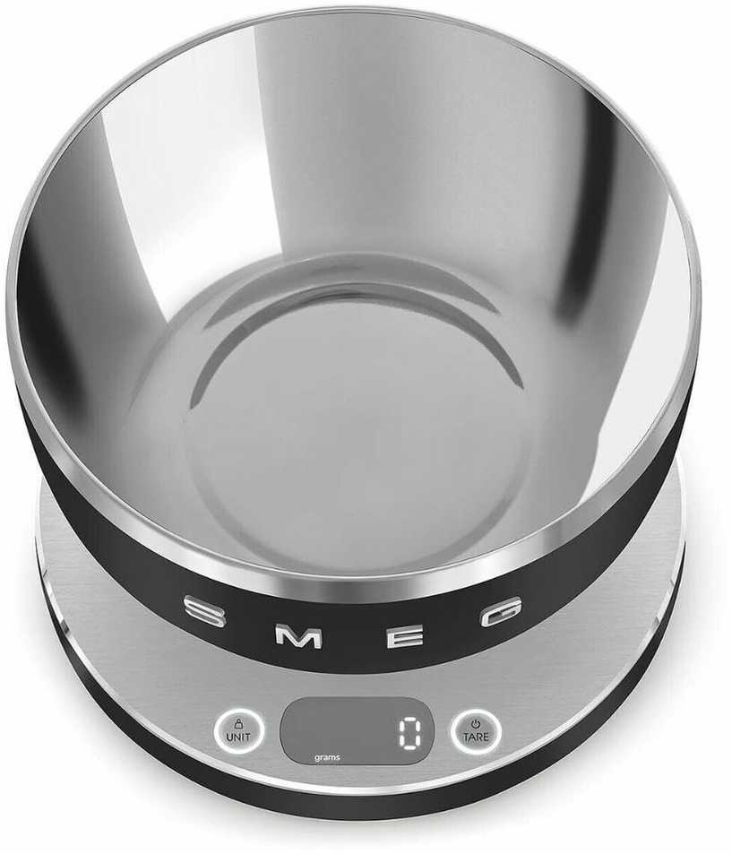 Virtuvinės svarstyklės Smeg Collezione Kitchen Scales KSC01BLMWW Juodas