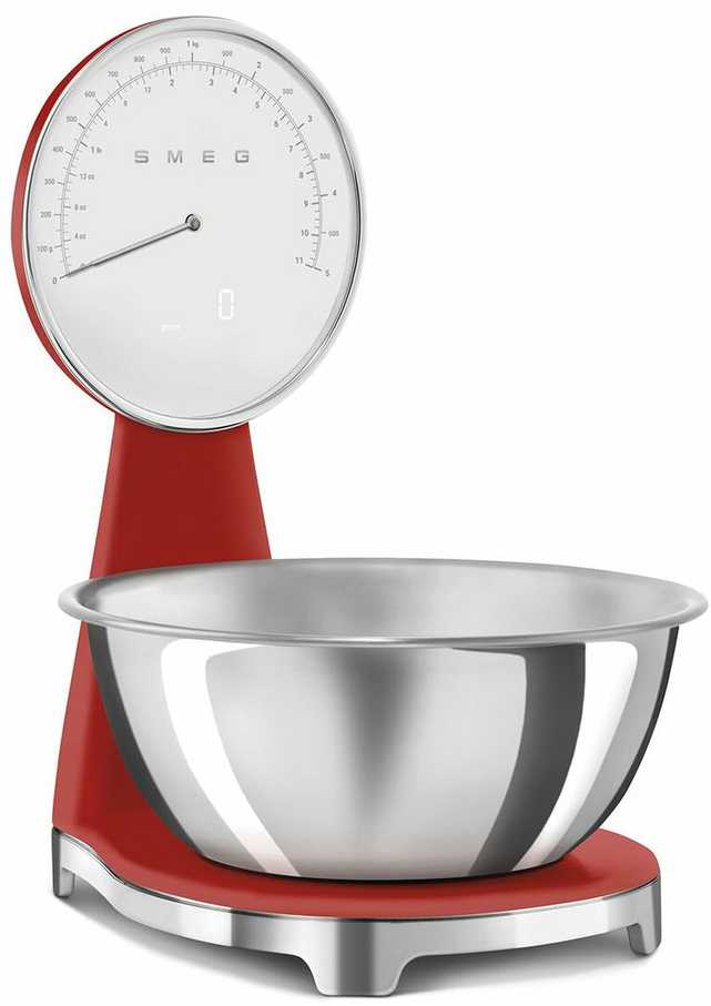 Virtuvinės svarstyklės Smeg KSF01RDWW