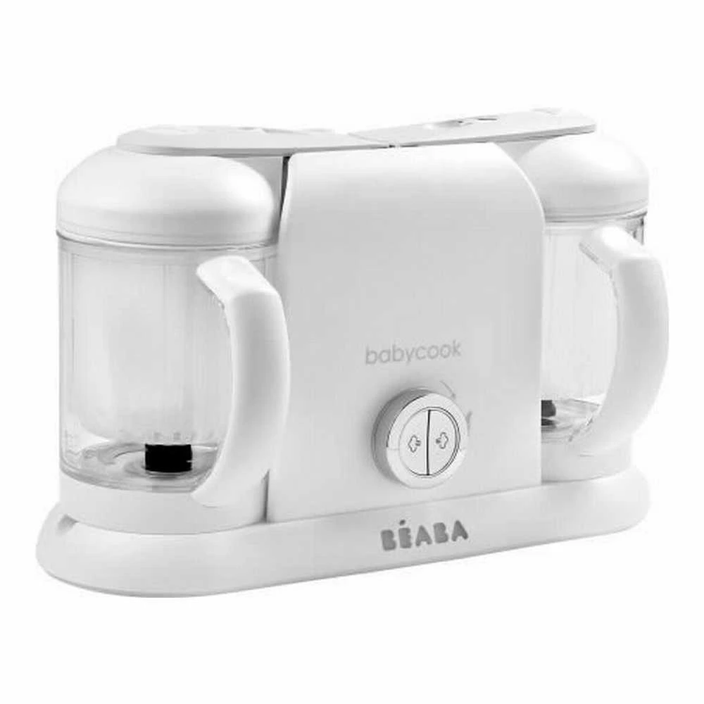 Trintuvas - garintuvas BEABA BABYCOOK PLUS 4IN1, Baltas/Sidabrinis