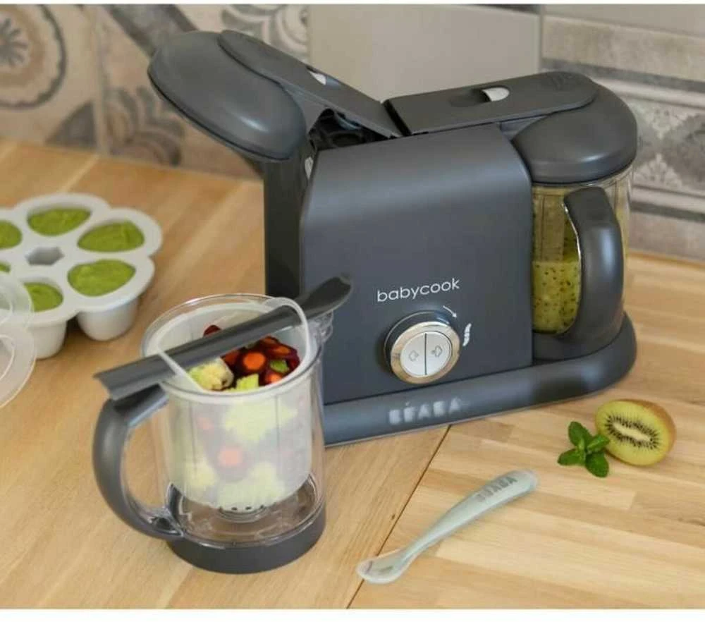 BEABA BABYCOOK PLUS TRINTUVAS-GARINTUVAS 4IN1, DARK Pilkas