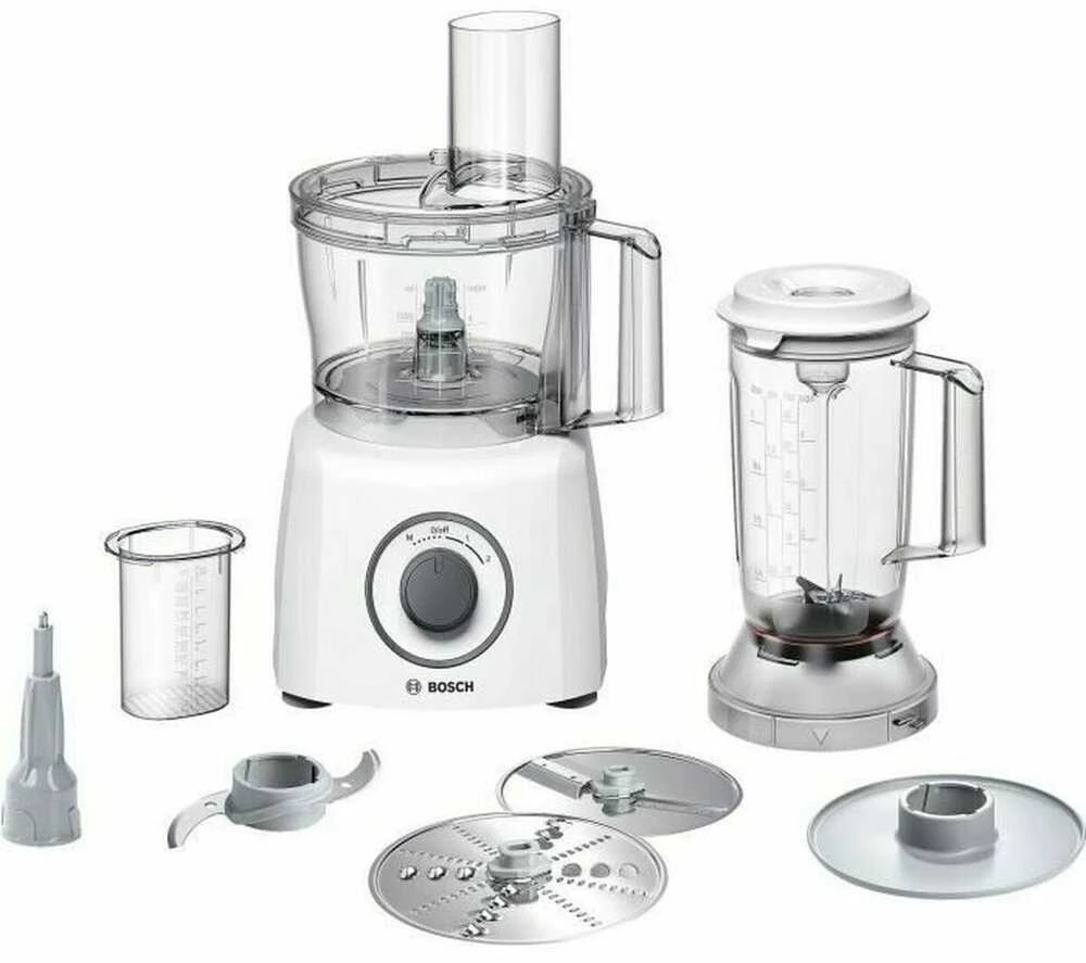 Virtuvinis kombainas Bosch MCM3200W Virtuvės kombainas, MultiTalent 3, 800 W, Baltas, Baltas