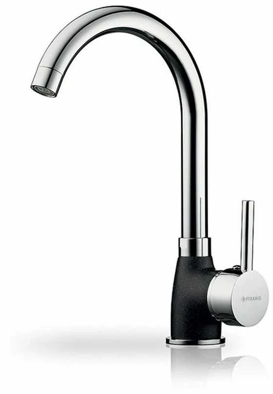 Pyramis Bello Duo Kitchen mixer 090927138 Granite, sidabrinis/juodas dotted