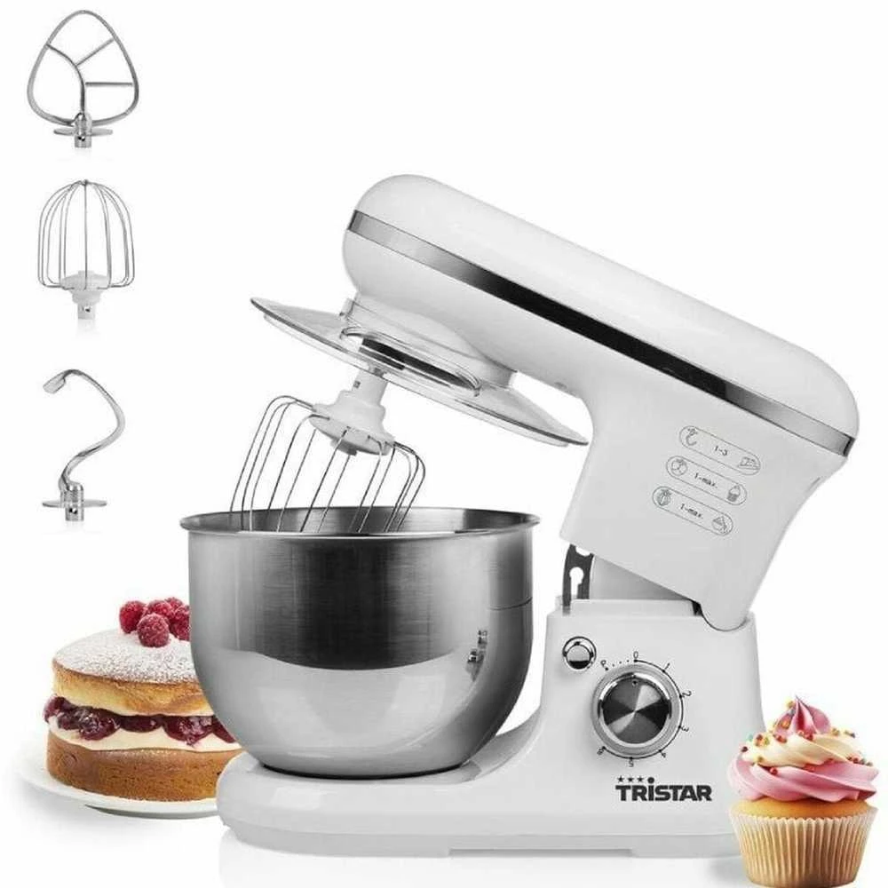 Virtuvinis kombainas Tristar Kitchen Machine | MX-4817 | 1200 W | Greičių skaičius 6 | Bowl capacity 5 L | Baltas