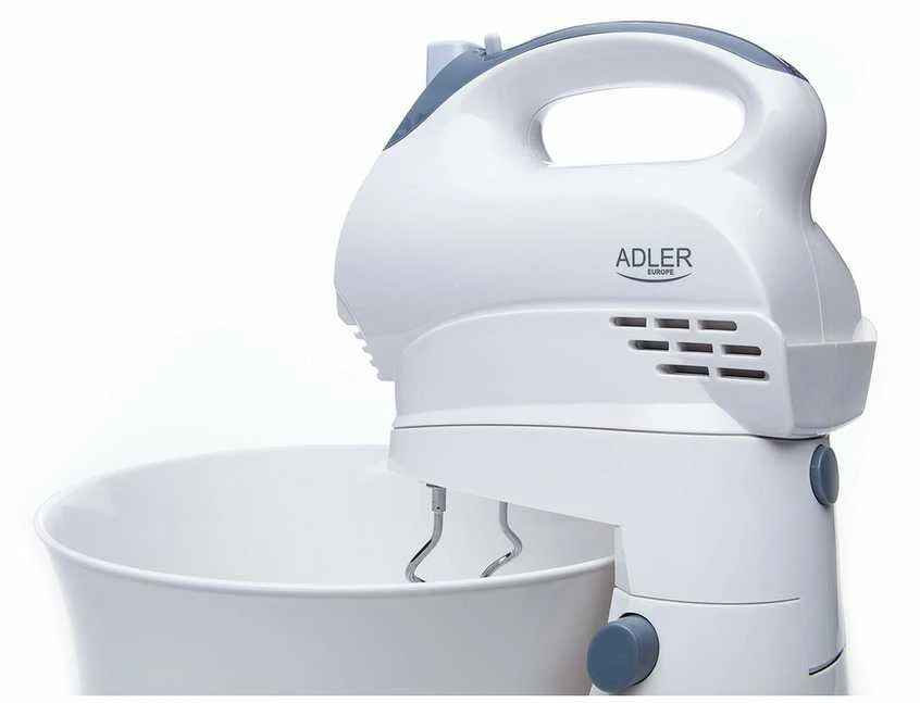Virtuvinis kombainas Adler | Mixer | AD 4202 | Mixer with bowl | 300 W | Greičių skaičius 5 | Turbo mode | Baltas
