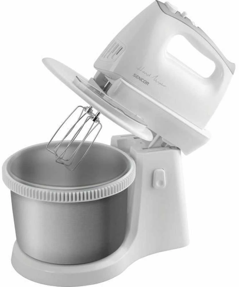 Plakiklis Sencor elektrinis mikseris su besisukančiu dubeniu 2,5L 500W, SHM6206SS