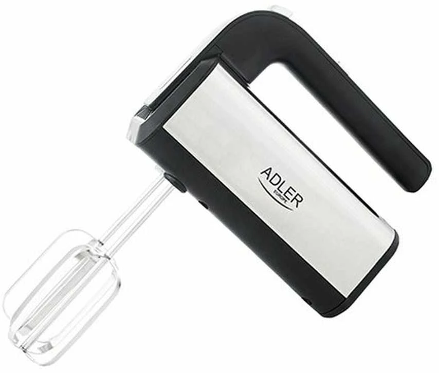 Plakiklis Adler | Hand mixer | AD 4225 | Hand Mixer | 300 W | Greičių skaičius 5 | Turbo mode | Nerūdijantis plienas