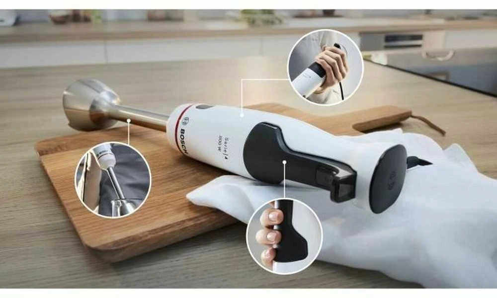 Bosch MSM4W410 Serija 4, Rankinis trintuvas, ErgoMaster, 800 W, Baltas, Antracito spalvos