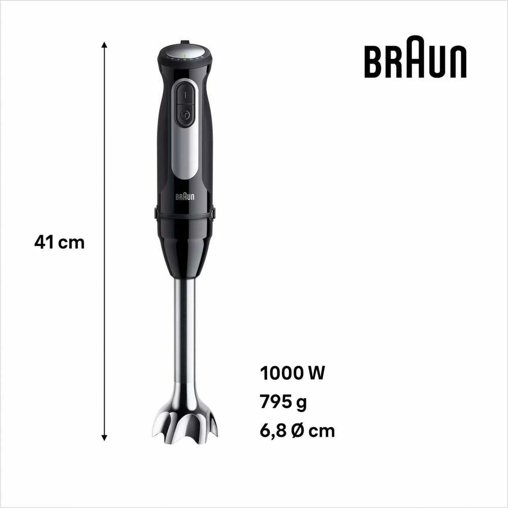Braun MultiQuick 5 Pro MQ 55755 M hand plakiklis 1000 W - juodas