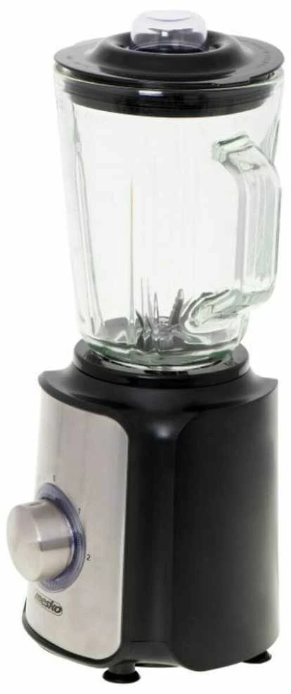 Adler Mesko | Maišytuvas | MS 4080 | Tabletop | 600 W | Jar material Glass | Jar capacity 1.5 L | Ice crushing | Juodas/Sidabrinis