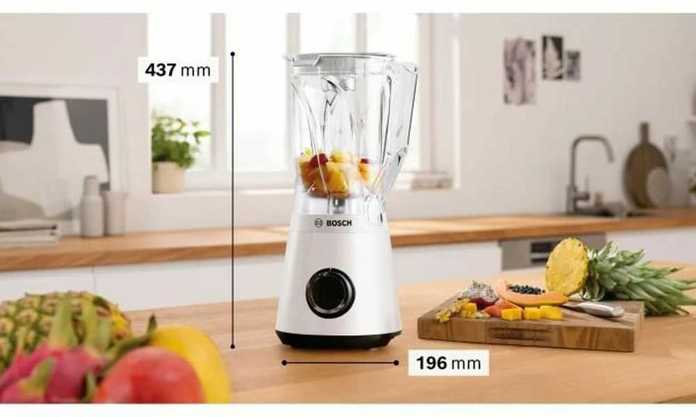 Plakiklis Bosch MMB6141W Serija 4, Trintuvas, VitaPower, 1200 W, Baltas