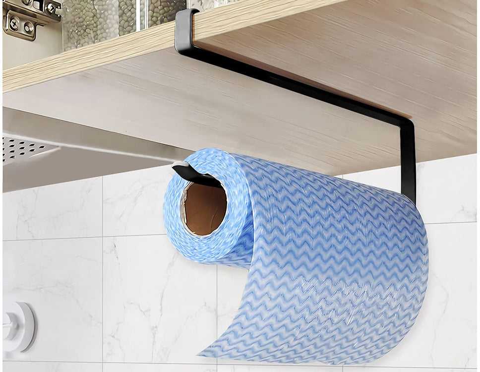 Virtuvinių rankšluosčių laikiklis, prisegamas, metalinis, loft formos, matinis