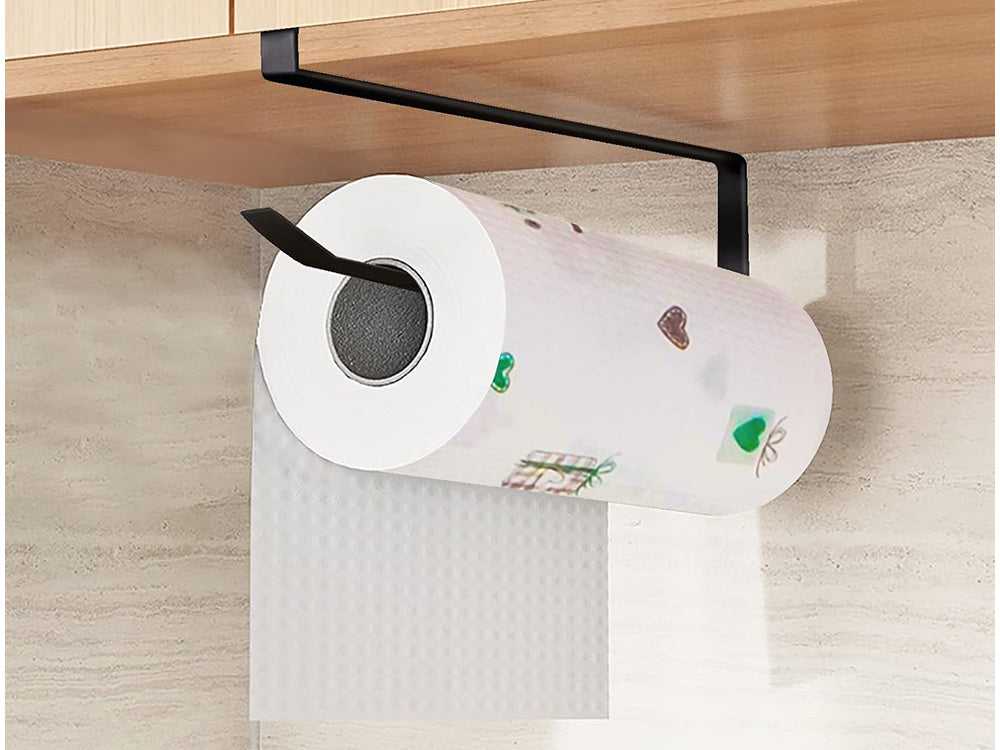 Virtuvinių rankšluosčių laikiklis, prisegamas, metalinis, loft formos, matinis