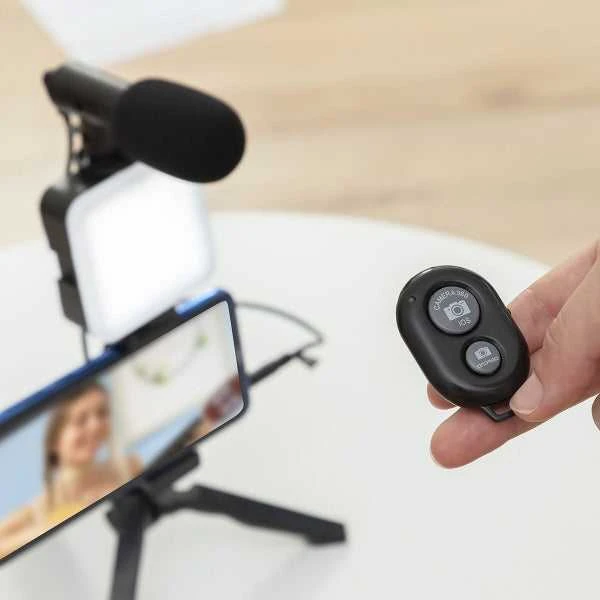 Vloginimui skirtas rinkinys su šviesa, mikrofonu ir nuotolinio valdymo pultu Plodni InnovaGoods 6 Dalys