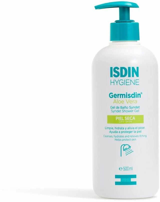 "Isdin Germisdin Aloe Vera" vonios gelis be muilo 500ml