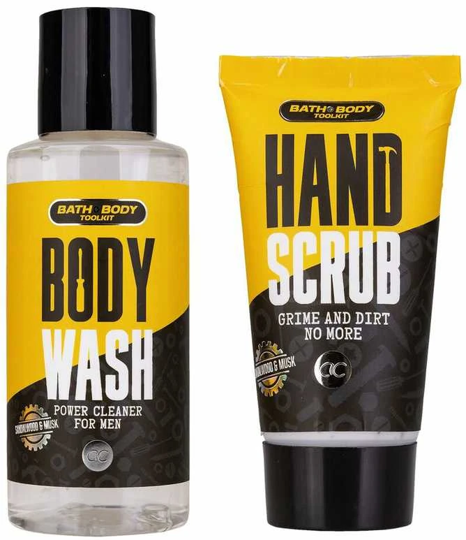 Accentra Bath Body Toolkit Bath Gift Set Dušo želė 100 ml + Hand Scrub 50 ml