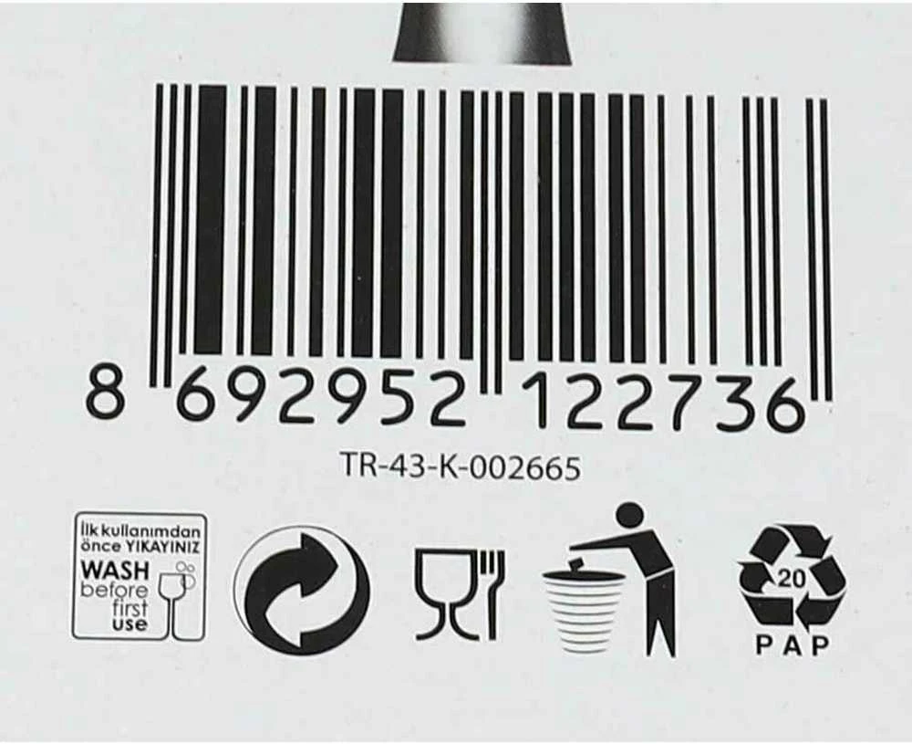 Vyno taurės LAV FAME LV-FAM563F, 480 ml, 6 vnt.