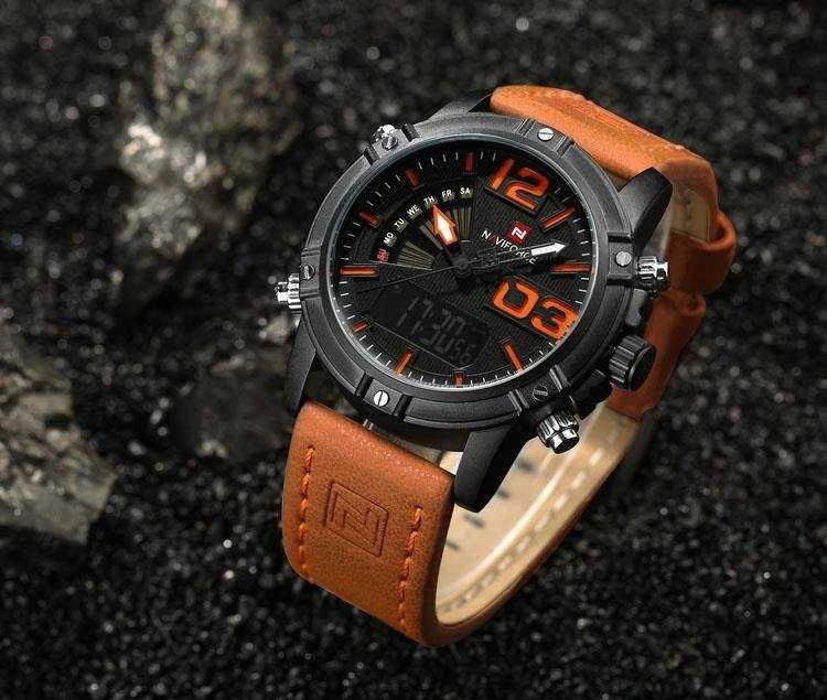 VYRIŠKAS LAIKRODIS NAVIFORCE - NF9114 (zn046d) - juodas/rosegold