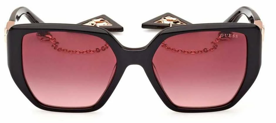 Guess GU7892 akiniai nuo saulės su rausvais lęšiais