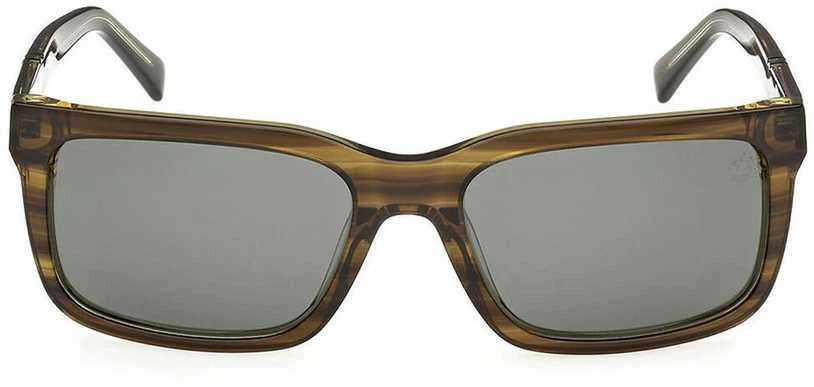Timberland TB00021 akiniai nuo saulės dryžuotais rėmeliais