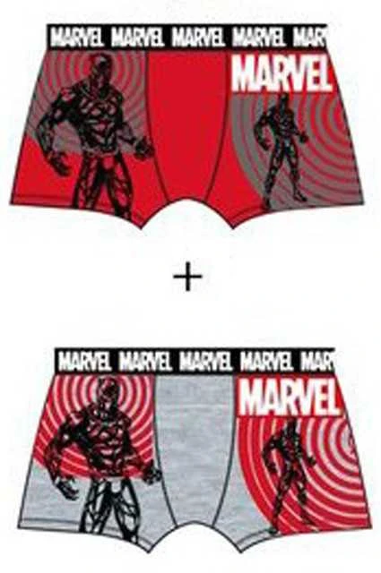 Vyriški „Avengers Marvel“ šortai „Juodas Panther“, 2 vnt. pakuotėje, L dydžio
