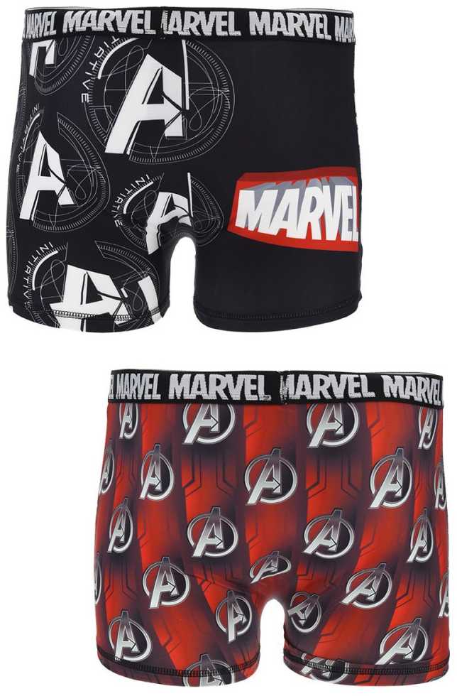 Vyriški bokseršortai „Avengers“, 2 vnt. pakuotėje, M dydis