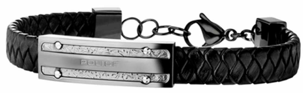 Police Nesenstanti odinė apyrankė PJ26046BLU.03