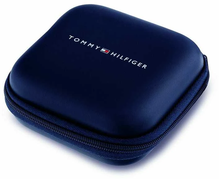 Tommy Hilfiger Černý kožený náramek pro muže 2790517