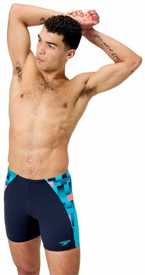 Men’s Bathing Costume Speedo  Eco End+ Max Splice Mid Black