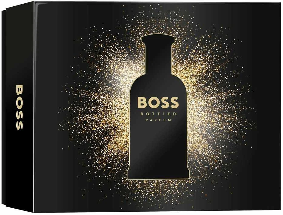 Hugo Boss BOSS Bottled Parfum Giftset rinkinys vyrams (PP kvepalai, 100 ml + PP kvepalai, 10 ml + dušo želė, 100 ml)