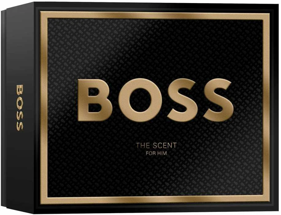 HUGO BOSS Boss The Scent EDT rinkinys vyrams (EDT,100 ml + dezodorantas, 150 ml + dušo želė, 100 ml)