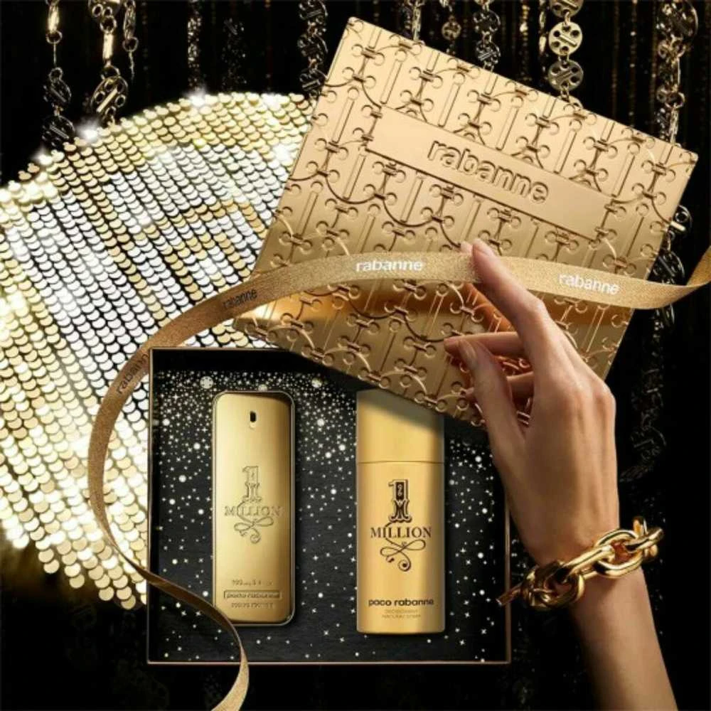 Paco Rabanne Set 1 Million EDT, 100 ml Desodorante, 150 ml·