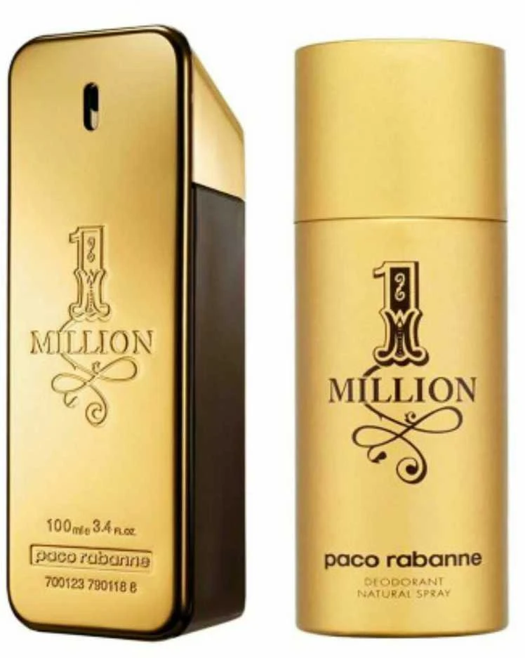 Paco Rabanne Set 1 Million EDT, 100 ml Desodorante, 150 ml·