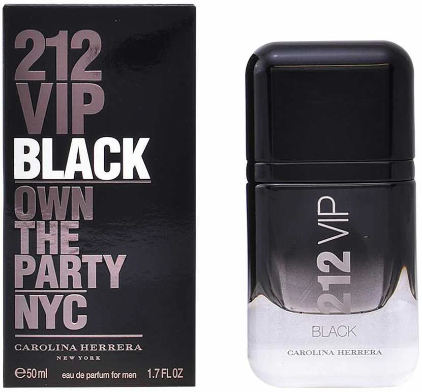 Kvepalai vyrams Carolina Herrera 212 VIP Black EDP, 100 ml