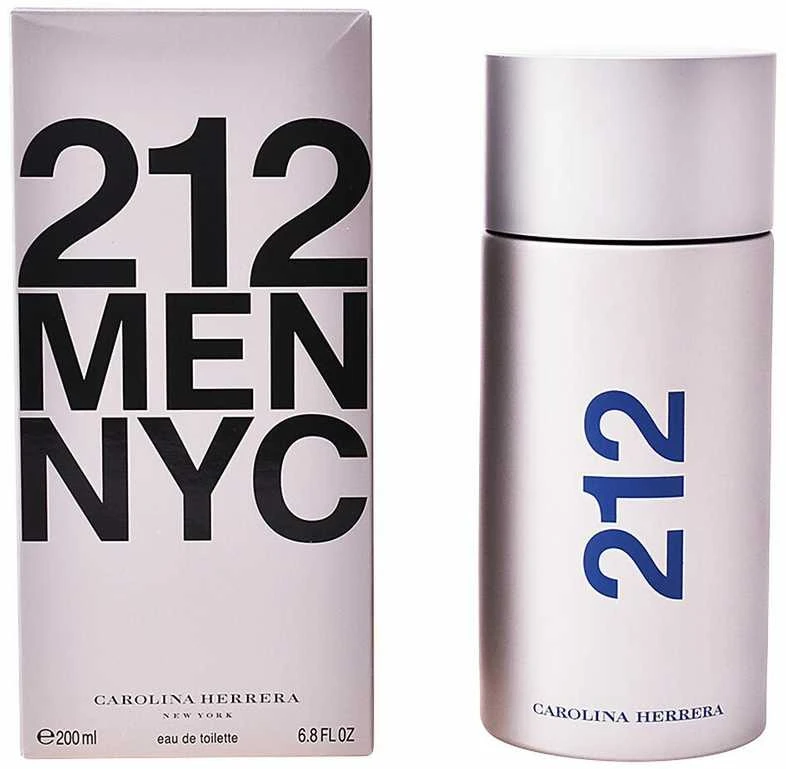 Carolina Herrera 212 Men EDT tualetinis vanduo vyrams, 200 ml