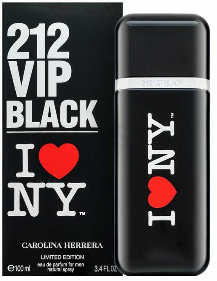 Carolina Herrera 212 Vip Vyrai Juodas I Love Ny EDP purškalas 100ml