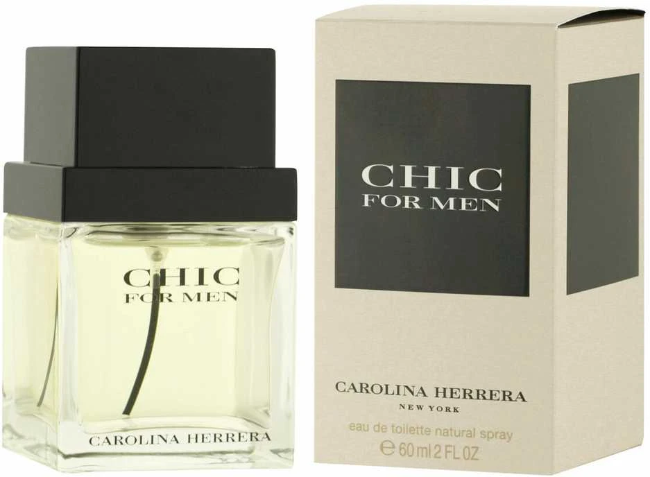 Kvepalai vyrams Carolina Herrera Chic For Men EDT, 60 ml