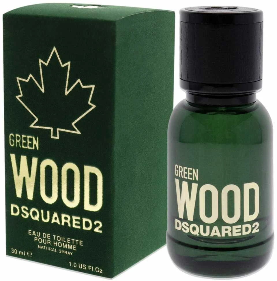Dsquared2 Žalias Wood EDT tualetinis vanduo vyrams, 30 ml