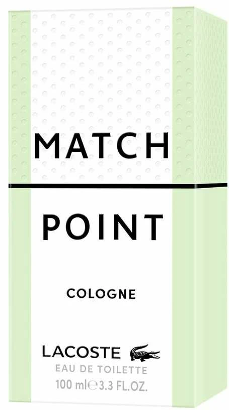Lacoste Match Point Cologne Eau De Toilette Purškiklis tualetinis vanduo vyrams 100ml