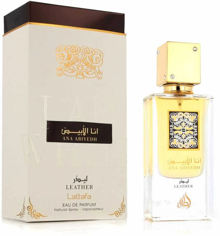 Kvepalai vyrams Lattafa Ana Abiyedh Leather EDP, 60 ml