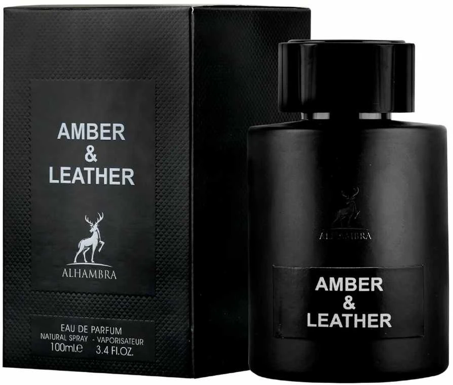 Unisex kvepalai Maison Alhambra Amber & Leather EDP, 100 ml