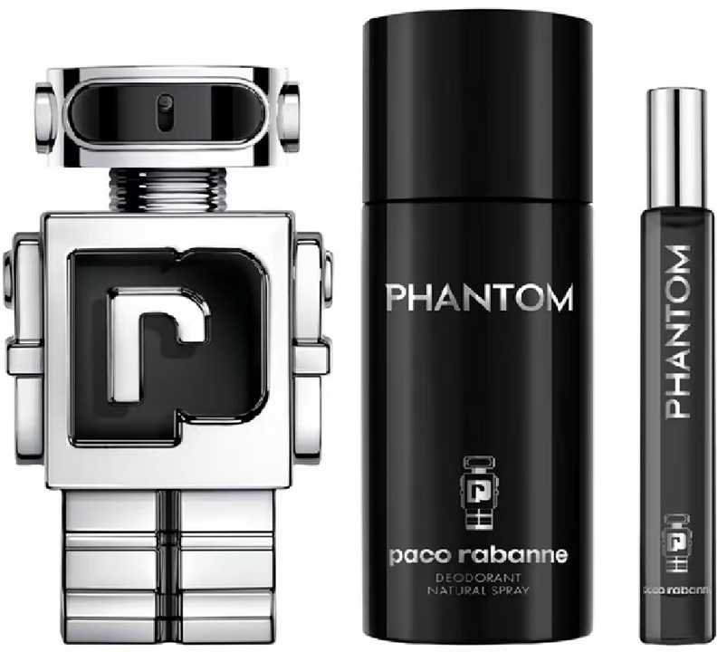 Paco Rabanne Phantom tualetinis vanduo purškiklis, 100 ml rinkinys 3 vnt.