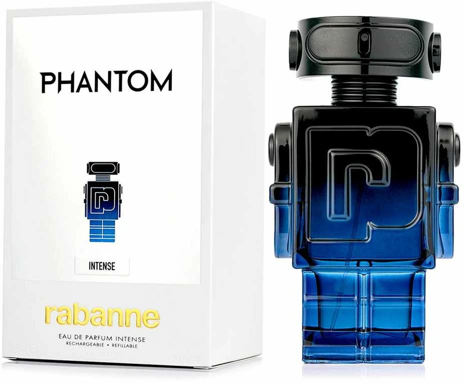 Paco Rabanne Phantom Intense EDP parfumuotas vanduo unisex Rechargeable, 150 ml