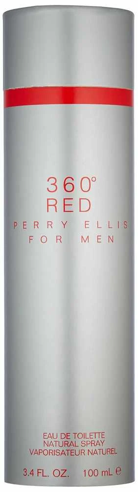 Perry Ellis 360 Raudona EDT tualetinis vanduo vyrams, 100 ml