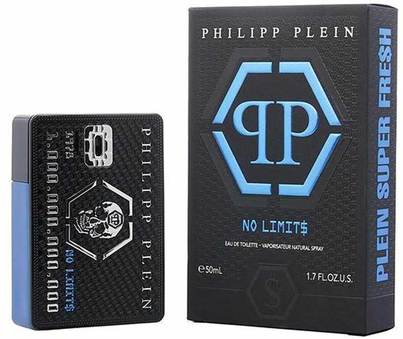 Philipp Plein No Limit$ Super Fre$h EDT tualetinis vanduo vyrams, 50 ml