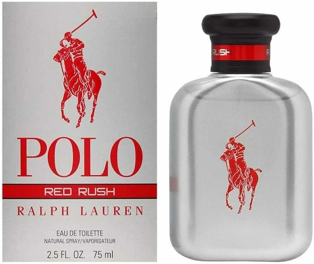 Ralph Lauren Polo Raudona Rush EDT tualetinis vanduo vyrams, 75 ml