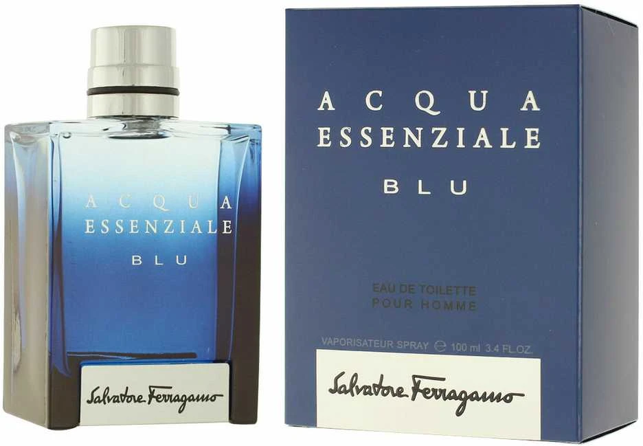 Salvatore Ferragamo Acqua Essenziale Blu EDT tualetinis vanduo vyrams, 100 ml